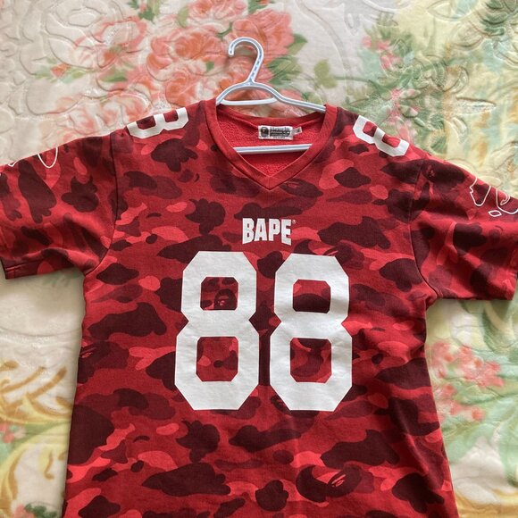 Bathing Ape Red Camo Jersey - Picture 2 of 6